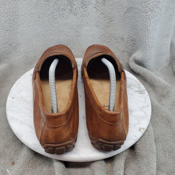 Born Shoes Mens Size 10 Brown Leather Andes Driving Moccasins - Picture 5 of 12